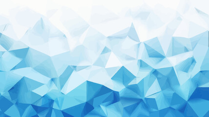 Abstract Geometric Blue Ice Low Poly Background - Modern Minimalist Design for Digital Art, Graphic Resources, and Creative Projects