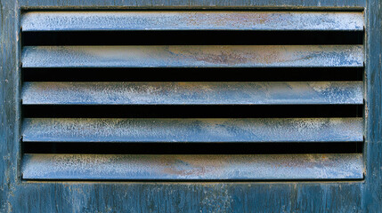 a black ventilation grille on textured wall, seamless integration