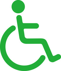 車椅子利用者のアイコン