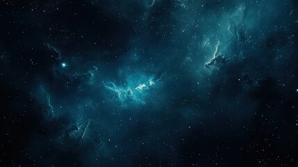 Majestic Cosmic Nebula: Interstellar Splendor in the Dark Void