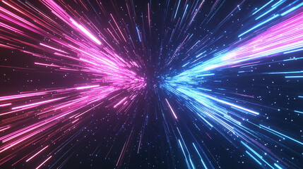 Fototapeta premium background with glowing lights