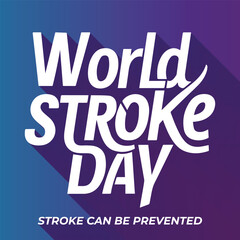International Awareness Month: Creative Poster Campaign for Stroke Symptoms, Emergency Diagnosis, and Patient Support—A Hand-Drawn Design Promoting Global Health and Cure.