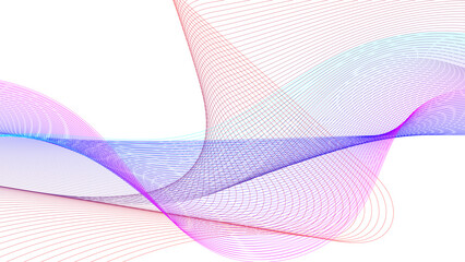 Abstract Background Wave Rainbow Vector
