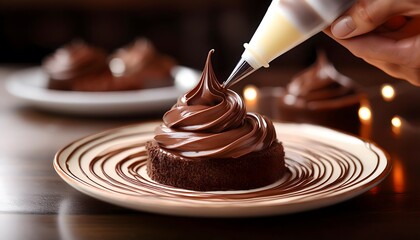 Chocolate Dessert Decoration