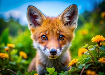 Obraz premium Adorable and Playful Animals Captured in Stunning Close-Up Shots for Nature and Pet Lovers