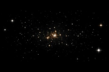 Shiny star effect, black background,  by rawpixel