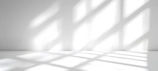 Minimalist blurred natural light windows