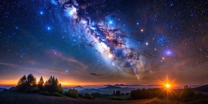 Alnilam: The Brightest Star in Orion's Belt Illuminating the Night Sky with Celestial Beauty