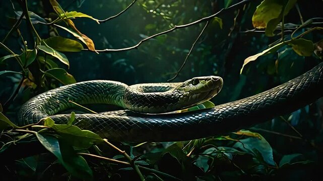 snake in the tree