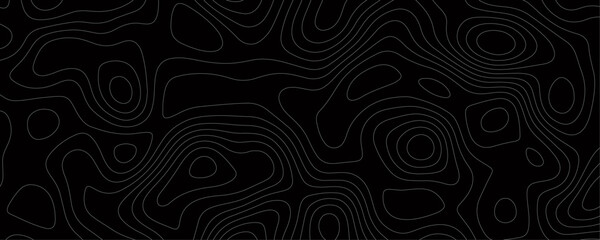 Topographic Landscape Frame A Black and White Geometric Template with Wavy Contour Lines and Relief Patterns for Social Media Stories
