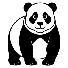 panda bear cartoon character