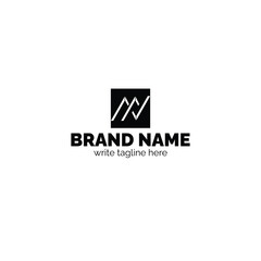 Alphabet letters Initials Monogram logo MW, WM, M and W