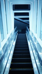 escalator going up