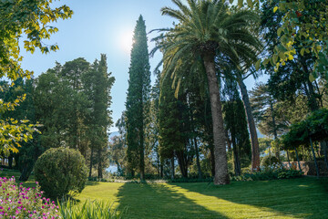 Garden at Villa Cimbrone, Amalfi Coast, Italy