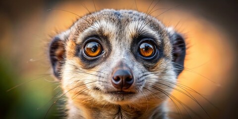Close-up of a nervous animal with wide eyes, showcasing anxiety and uncertainty in its expression