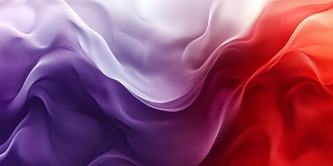 Obraz premium stunning abstract background with swirling purple red and white waves, fluid motion, and blended gradients, creating an artistic and modern visual experience