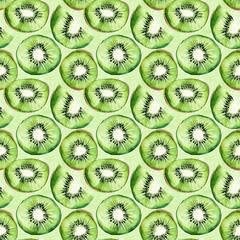 Fototapeta premium a kiwi fruit pattern