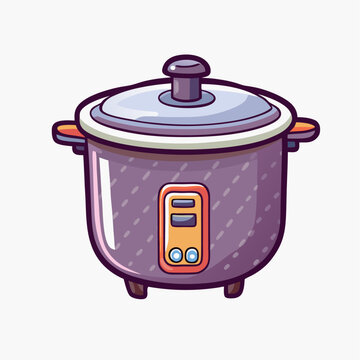 recommend clip art: Rice cooker cartoon vector illustration (10)