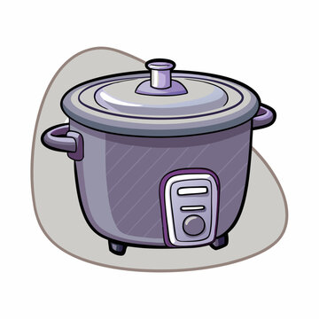 recommend clip art: Rice cooker cartoon vector illustration (2)
