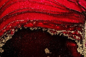 Original artwork photo of marble ink abstract art. High resolution photograph from exemplary original painting. Abstract painting was painted on HQ paper texture to create smooth marbling pattern.