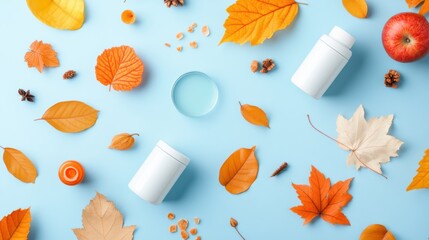 A photo featuring a variety of products related to a specific season, highlighting the benefits of each product and special offers available.