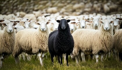 Obraz premium flock of sheep