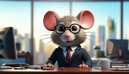 mouse in office