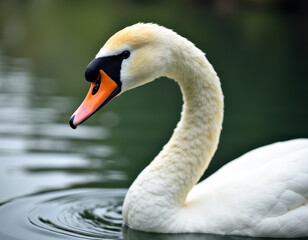 Fototapeta premium Swan in Water