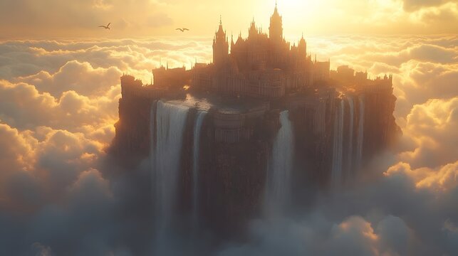 
Fairy Tale Castle in the Clouds