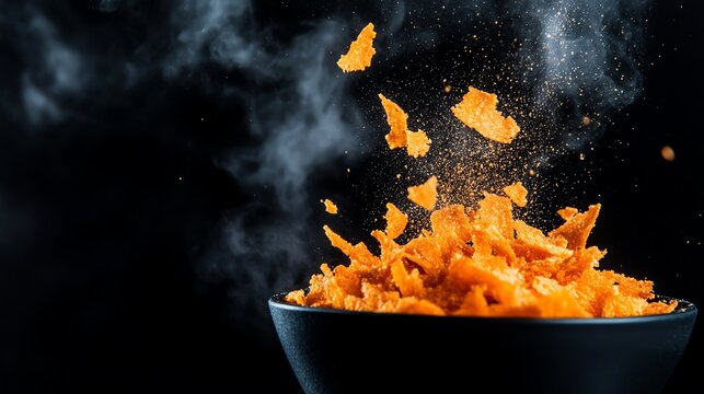 Crispy frico, lacy cheese crisp formed into a bowl and filled with polenta