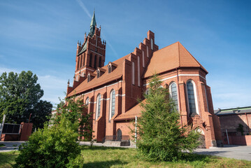 The building of the Philharmonic Society in Kaliningrad, formerly the Church of the Holy Family.
