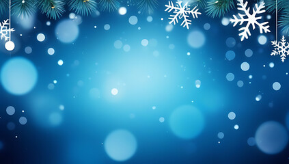 blue christmas background watercolor effects soft festive