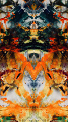 Abstract background wallpaper. Ethnic pattern. Mixtures of oil paint. Trendy hand painting canvas. Wall decor and Wall art prints Idea. 3D Texture. Art object