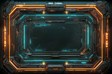 Obraz premium Transformers-themed Game: Sleek and High-Tech Pop-Up Background Frame Design