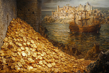 Conquistadors' Glittering Treasure: The 1500s Hoard of Gold from the Americas