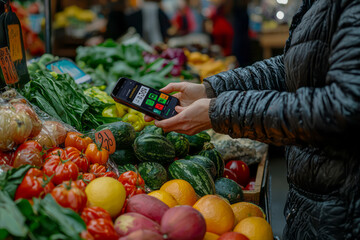 Digital Wallets in Action: Mobile Payment for Fresh Produce at Farmers Market - Powered by Adobe