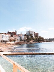 view of the city from the sea