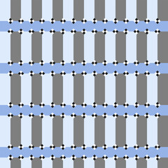 Skyes oblique grating. Vector graphic optical illusion. The blue lines appear to be diverging at random angles, but they are perfectly parallel