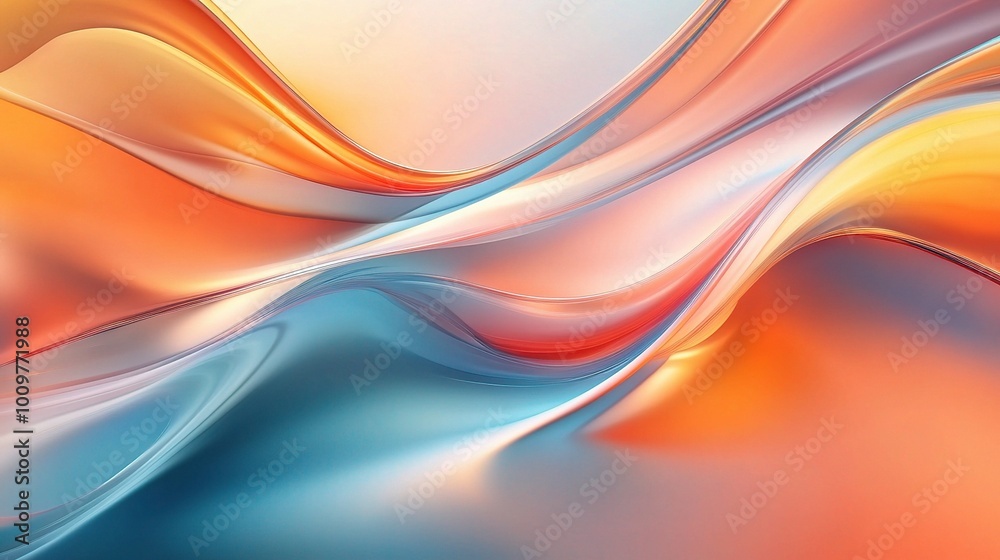 Canvas Prints Modern Abstract Digital Graphics Background