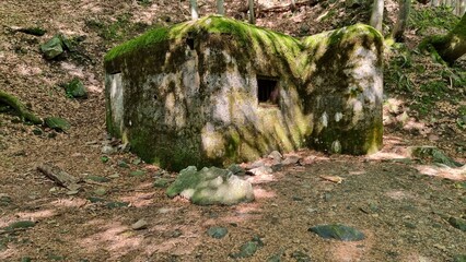 bunker in the forest near spindleruv mlyn