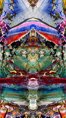 Abstract background wallpaper. Ethnic pattern. Mixtures of oil paint. Trendy hand painting canvas. Wall decor and Wall art prints Idea. 3D Texture. Art object