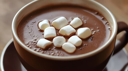 Cup of Hot Chocolate with Marshmallows
