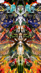 Abstract background wallpaper. Ethnic pattern. Mixtures of oil paint. Trendy hand painting canvas. Wall decor and Wall art prints Idea. 3D Texture. Art object