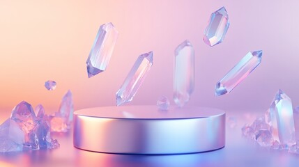 3d crystal stage