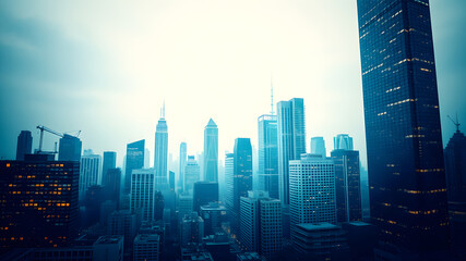 Global Business concept. Finance and Investment concept. AI generated image, ai