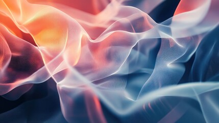 Obraz premium Abstract Fabric Texture with Warm Hues