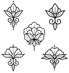 Flower mandala pattern Vector SVG