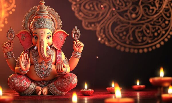 Lord Ganesha, Hindu God of Wisdom and Prosperity