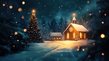 Fototapeta premium Background for christmas with mitre with generative ai