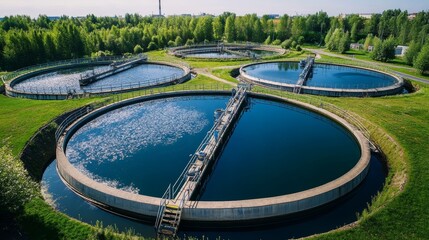 Water waste water treatment plant
